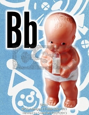 Baby Drinking a Bottle #layout #letters #csa