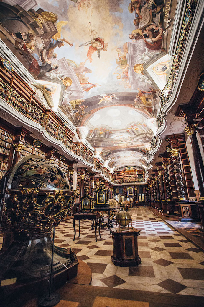 Grandiose Baroque Library in Prague Is a Stunning Kingdom for Books