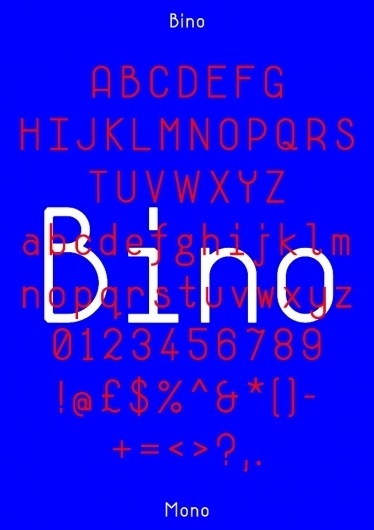 Neal Fletcher — Portfolio #specimen #design #bino #poster #type #typography