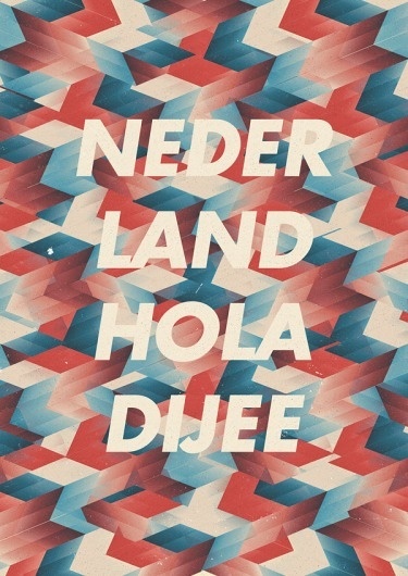 Nederland Holadijee - Marius Roosendaal—MSCED '11 #colors #types #design #graphics