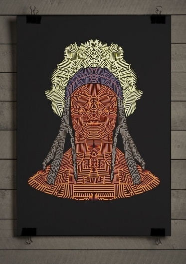 indian not indian on the Behance Network #indian #illustration #pattern