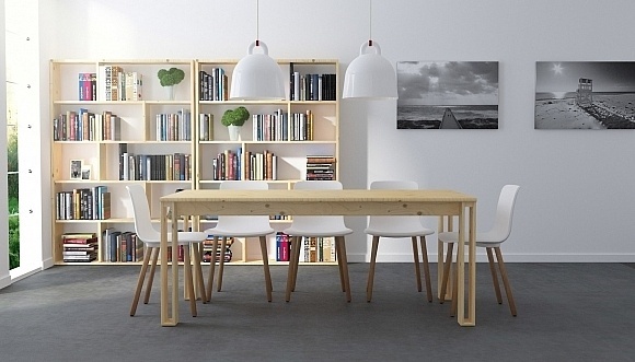 The first in a series of pieces designed by Silvia Ceñal and Lufe, the Arina Table embodies many values in one simple design. #furniture #d