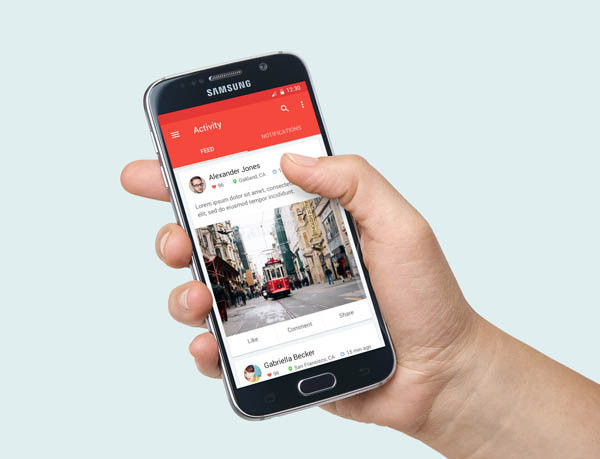 Samsung Galaxy S6 Mockup