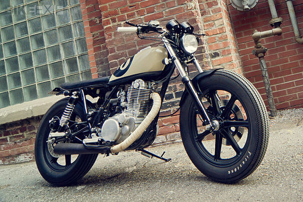 Custom Yamaha SR500 #motorcycle