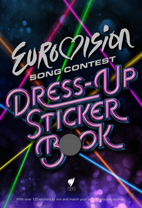 Cover – Eurovision Song Contest Dress Up Sticker Book Luke Lucas – Typographer | Graphic Designer | Art Director #type #3d