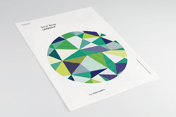 'Round' the World on Behance #abstract #print #poster