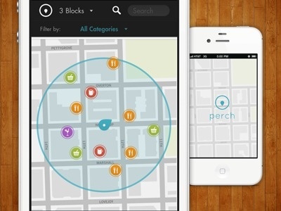 Perch_dribbble_concept by Jeremey Fleischer #map #ui