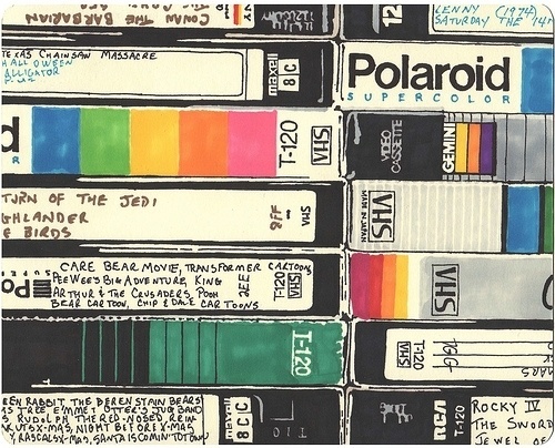 tumblr_ljd149wFZY1qam9yko1_500.jpeg (500×404) #vhs #cassette