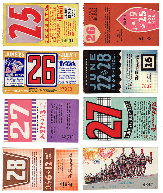 photo #bus #1930 #tickets #vintage #typography