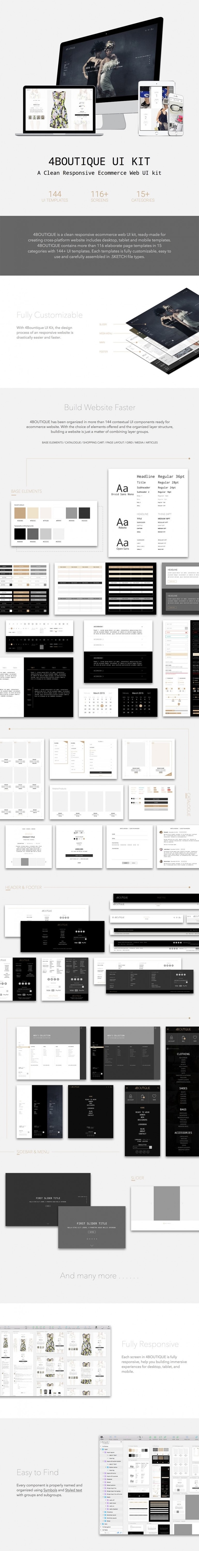4Boutique Ecommerce UI KIT