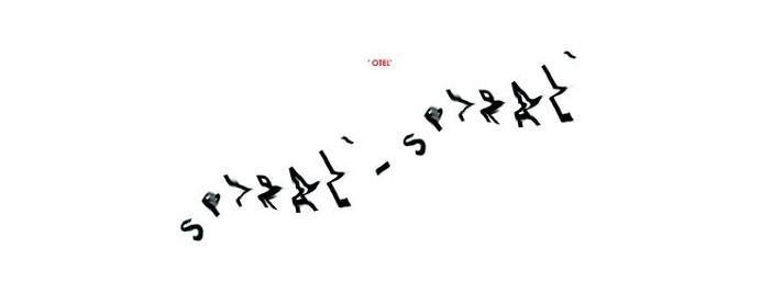 Spiral' / Techno event #glitch #poster #spiral #typography