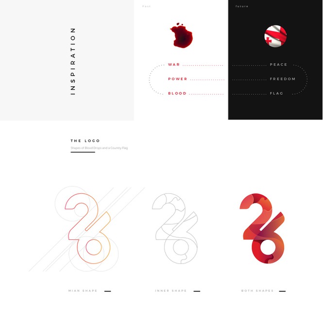 26 MAY - Independence Day of Georgia on Behance