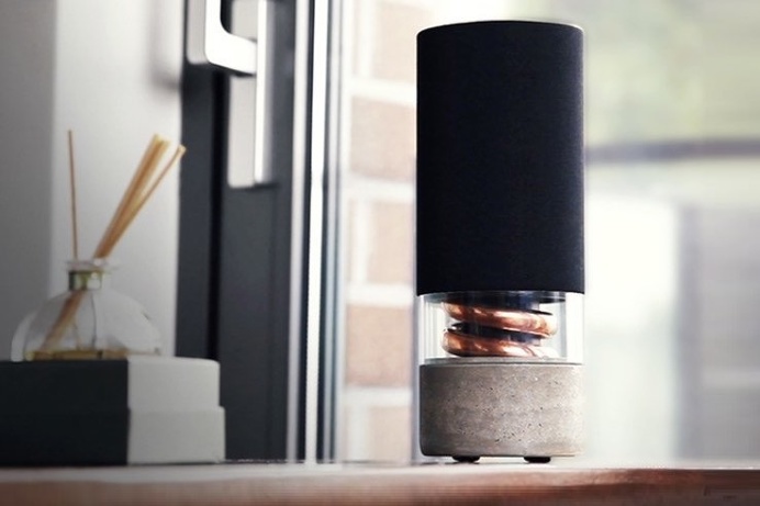 Spruce up and liven your space at the same time with Hult's beautifully designed wireless speaker, Pavilion. #productdesign #modern #lifesty