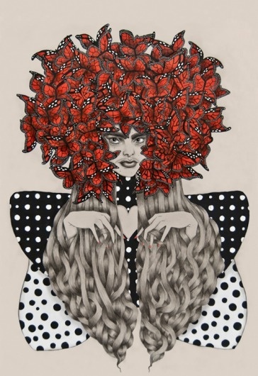 The Black Harbor || Tara Dougans #fashion #illustration #tara #dougans