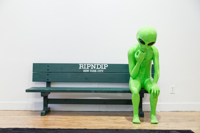 A Look Inside RIPNDIP's NYC Pop-Up Shop Another extraterrestrial-themed space from the Los Angeles-based outfit.