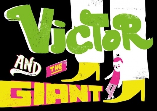 Victor_and_the_giant.jpg (JPEG Image, 799x565 pixels) #jack #screenprint #teagle