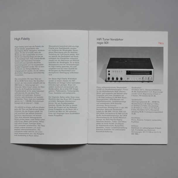 Braun HiFi Stereo Programm 1968 via www.dasprogramm.org