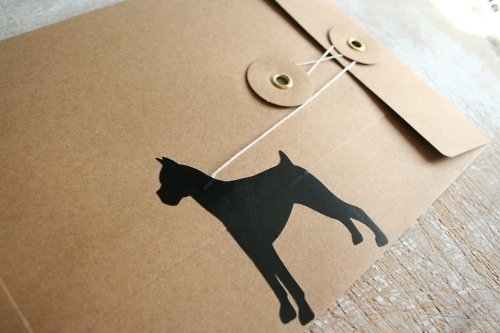 Make Mistakes. #black #seal #letter #envelope #funny #dog