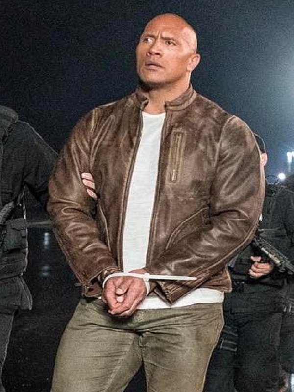 Rampage Davis Okoye Dwayne Johnson Leather Jacket