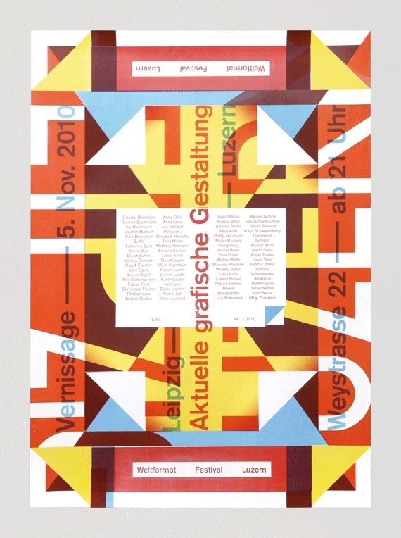 Leipzig/Luzern #feixen #design #graphic #pfffli #poster #felix