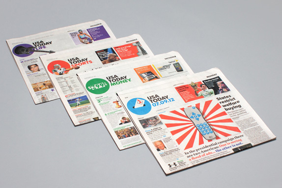 USAToday Logo and Newspaper #print #newspaper