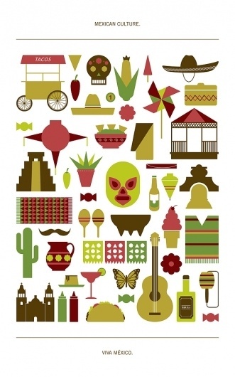 Mexican culture by Jay C. #mexico #design #graphic #illustration #grap