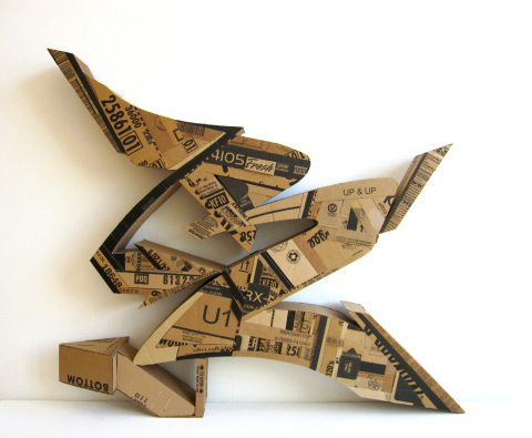 Alecks Cruz | PICDIT #design #art #sculpture #cardboard #graffiti
