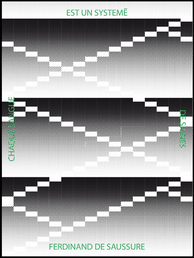de saussure poster by walter santomauro #design