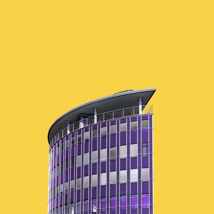 Hamburg Architecture in Pop Colors by Ali Sahba