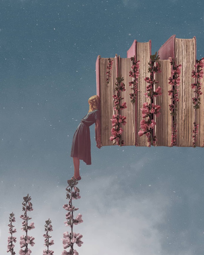 Digital Photo Collages of Dreamlike Scenes by Kamila Lenarcik