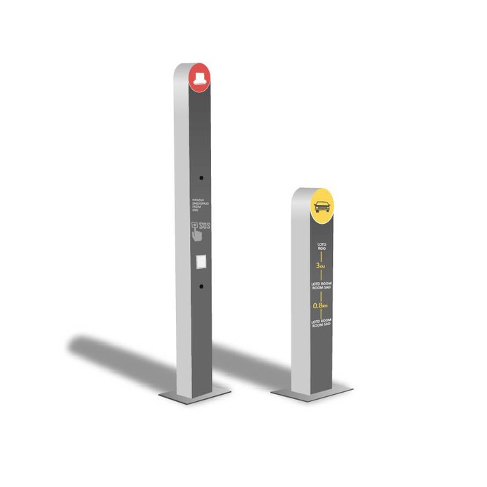 Wayfinding | Signage | Sign | Design | 户外停车场标识牌