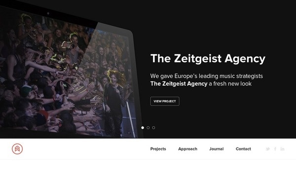 Medium #agency #clean #minimal #layout #web