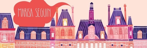 Marisa Seguin Illustration #illustration #colour #house