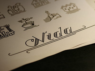 nida icons justina valuzyte #nida #icons #linework