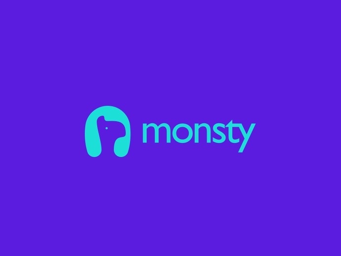 logo design idea #254: Monsty Logo Design #logo #design #identity #branding
