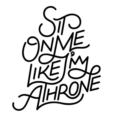 tumblr_m5iorhoyin1r6lngio1_500.jpg (JPEG Image, 500 × 500 pixels) #lettering #black #benny #arts #throne #custom #king