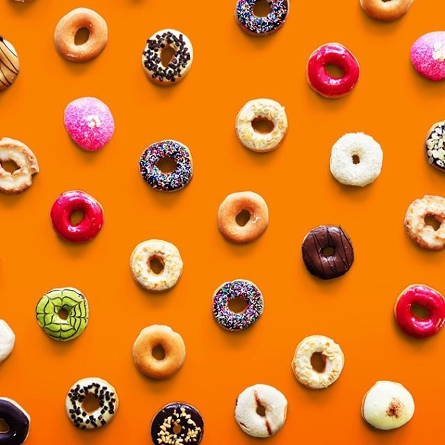 D-O-N-U-T. Get your sugar rush 🍩🍩🍩 ! #Doughnut #Donut #Sugar #Dessert #Sweet #Orange #realimage #social #branding #socialmedia #s