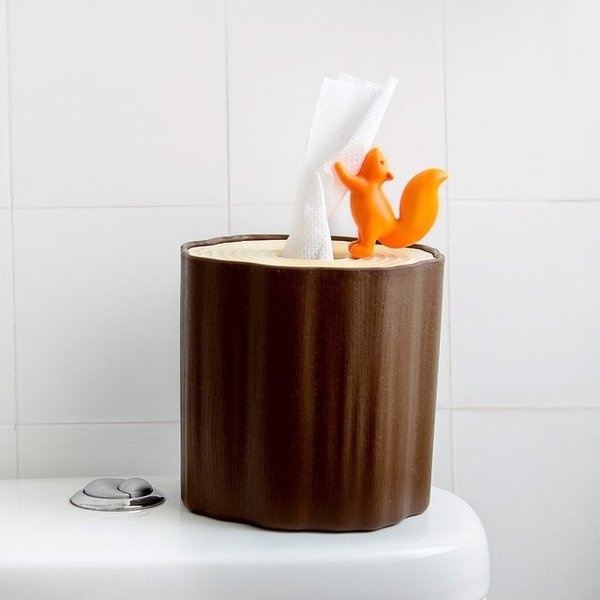 Squirrel Tissue Log #toilet #paper #home