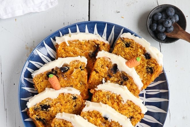 Blaubeer-Möhren-Kuchen