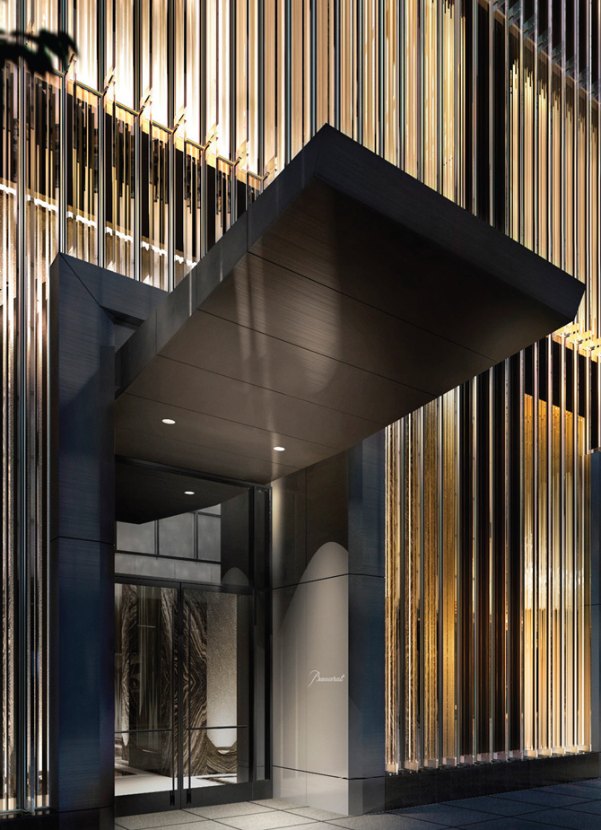Opened in New York the first Baccarat Hotel