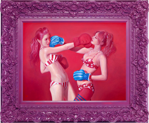 Lee Chen Dao | PICDIT #pink #painting #red #art