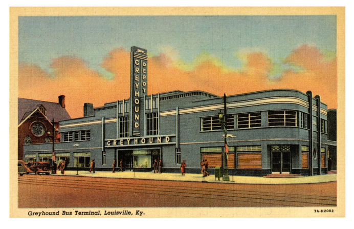 Greyhound Depot, Louisvilles, Kentucky, 1937