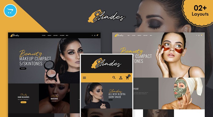 #Shades #Beauty #Cosmetics - #Bridal #Studio - #Opencart #Multipurpose #Responsive #Theme | #TemplateTrip #eCommerce #Website #Design #Template