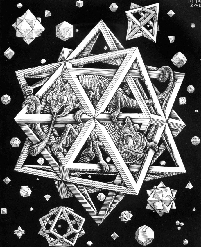 Escher Woodcut