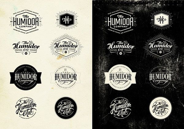 The Humidor Co. several Cigar companies on Behance by alexramonmas Studio