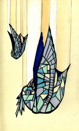 Alex.Hovey #painting #bird