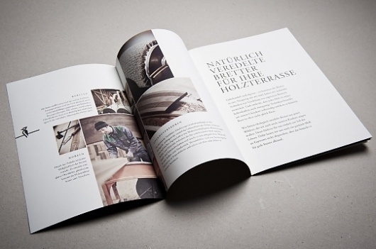 Mareiner Holz - corporate identity & design on the Behance Network #print #booklet #brochure