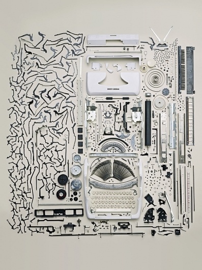 Old_Typewritter.jpg (901×1200) #torn #pieces #scattered #apart #typemachine