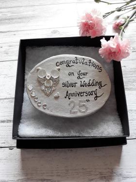 25th silver wedding anniversary gift, 25th wedding anniversary gift ideas, silver wedding anniversar - wedding anniversary for her