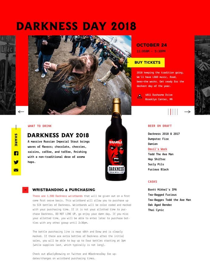 Surly Brewing Co. | JOYCE #brewedforthenorth #midwest #north #surly #joyce #darkness #surlygivesadamn #minnesota #furious